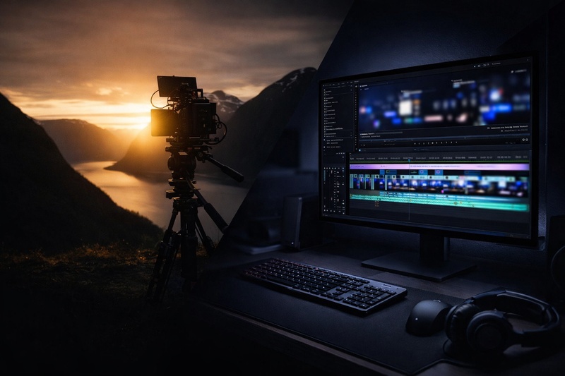 Profesjonell videoredigering