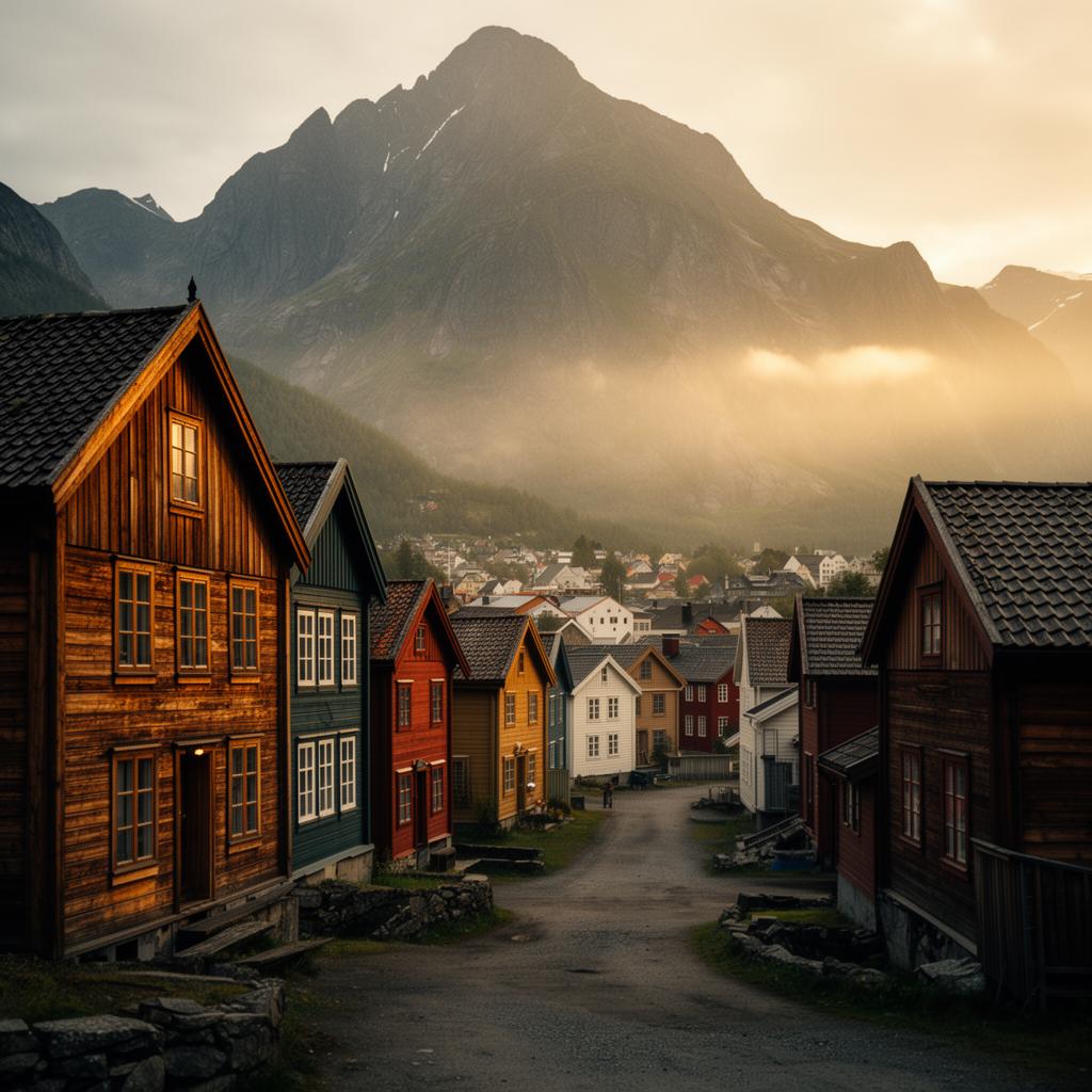 Historisk norsk landsby